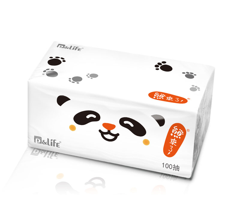 熊來了 抽取式生活紙  PL-133